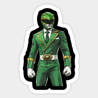 green ranger Sticker